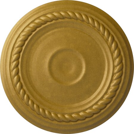 Ekena Millwork Small Alexandria Ceiling Medallion (Fits Canopies up to 4 5/8"), 7 7/8"OD x 3/4"P, Pharaohs Gold CM07ALPGS